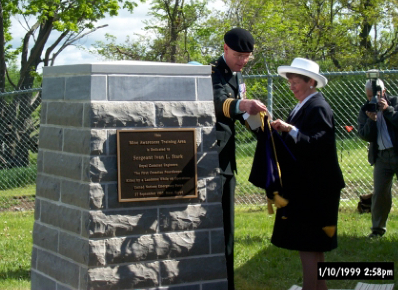 Sgt Ivan Stark Memorial, Kingston, ON