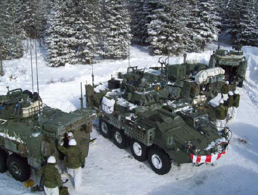 The day after the deployment, the troop organizes for upcoming operations.