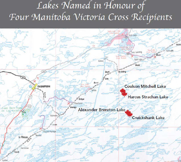 Norman Mitchell Lake Map
