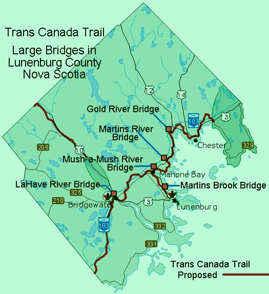 Trans-Canada Trail Map