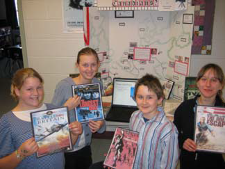 Sydney Toole, Josh Jones, Hannah Jones and Vicki Brittle
