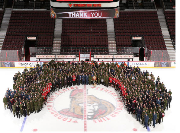 Eleven CF members from the IE Group were invited // Onze militaires du Groupe IE ont été invités (MCpl Martine Pellerin, MCpl Vincent Lareau, 2Lt David Carswell, Maj David Jane, Maj Kevin Poirier, Maj Allan Trenholme, Maj Alexandra Stastny-Farrelly, LCdr Dave Swann, LCol Thomas Gale, LCol Jérémie Emond and LCol Éric Fortin).