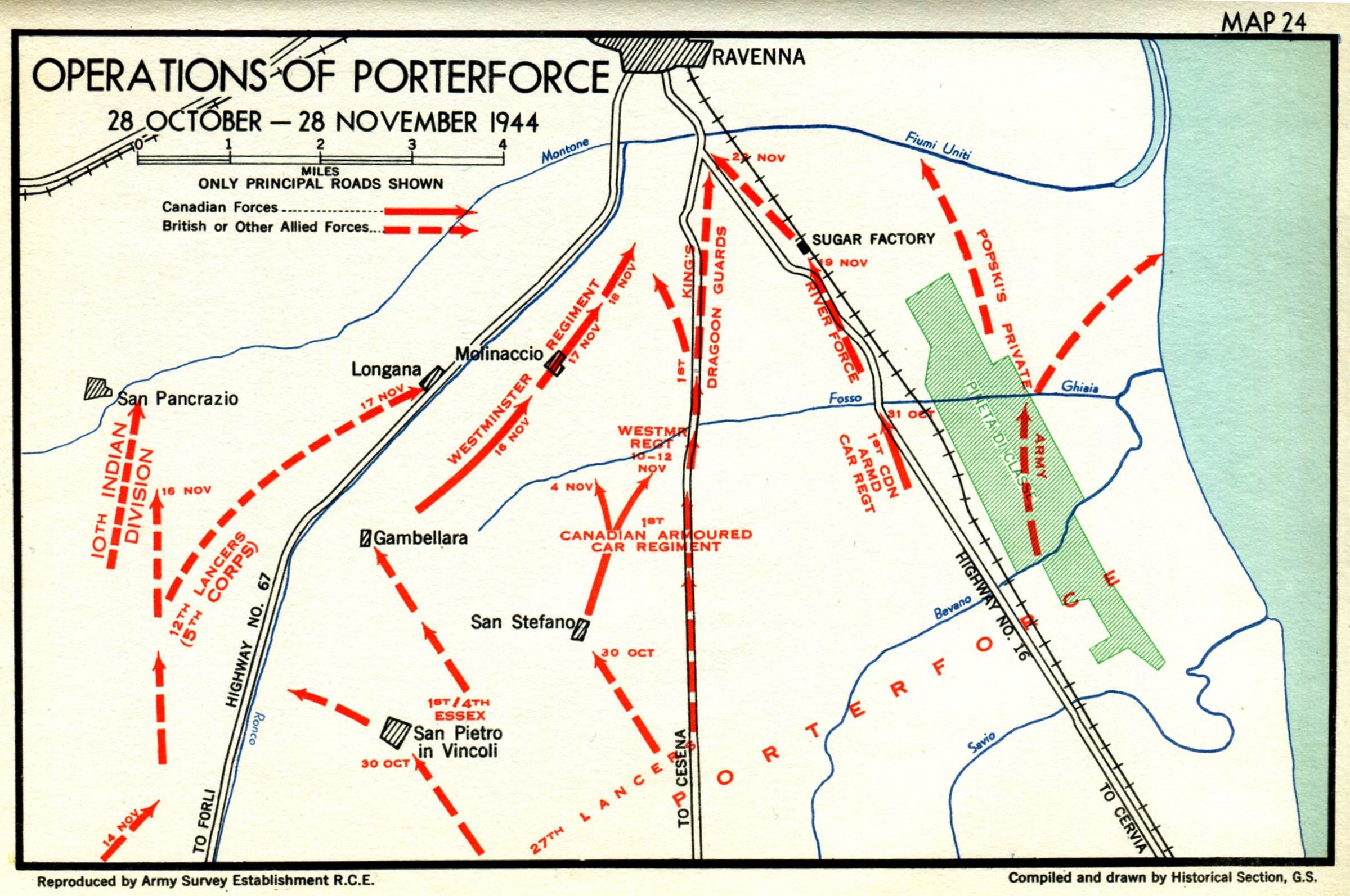 Operations of Porterforce 