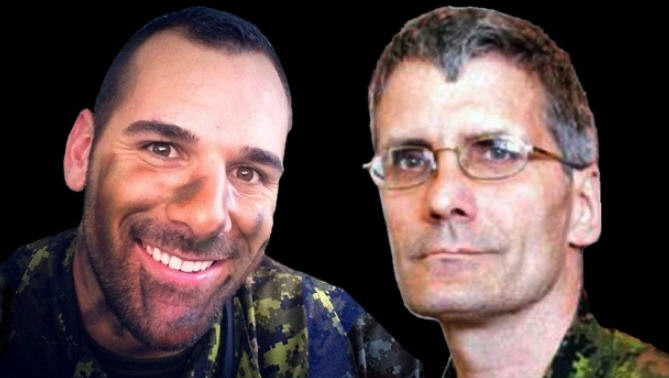 Cpl Nathan Cirillo and WO Patrice Vincent 