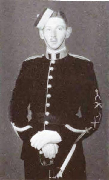 Major (then Officer Cadet) Sedley Sweeny Bell-Irving, MC (Ret’d)