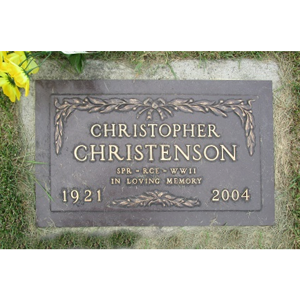 Spr Christopher John Christenson Headstone, Nipawin, SK