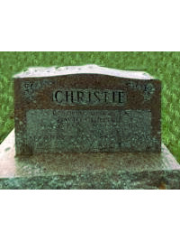 Spr David Christie (Ret'd) Gravestone in Hillside Cemetery in Hawkesbury