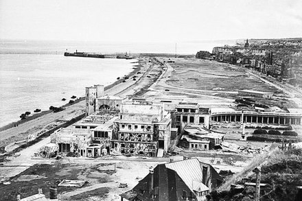 A view of the casino after the Raid