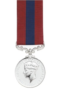 Distinguished Conduct Medal awarded to L/Sgt Hickson for gallantry at Dieppe