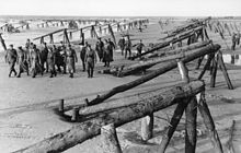 Erwin Rommel and staff inspecting beach defences - 1944