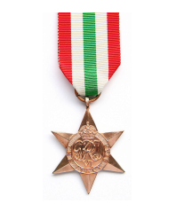 The Italy Star was awarded to those who had served in operations during the Italian Campaign.