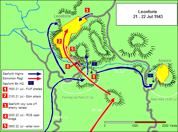 Sketch Map of the Leoforte battle (https://www.canadiansoldiers.com/history/battlehonours/italiancampaign/leonforte.htm)