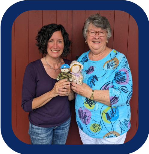 Shirley O'Connell and Lise Galuga