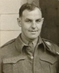 Spr Carl Kitchener Fulford (Ret’d) on his wedding day in 1943 [from family photos]