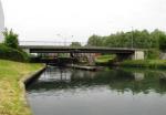 Modern Bridge at the Canal de l'Escaut