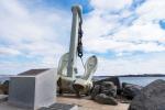 Refurbished HMCS Bonaventure Monument at Point Pleasant Park in Halifax, NS
