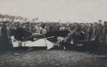 Lt Lindsay Drummond's crashed Nieuport after his attack against the German observation balloon at Terhand on 18 May 1917