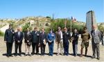 Left to right: LCol David Burbridge (CME), Mr. Jean Michel Mormone (CFAA), Mr. Kevin Laussu (CFAA), CWO Bruce Blanchard (CME), Consul Daniel Hall (for US in Bordeaux), LCol Lee Goodman (CME), Mr. David Devigne (CFAA), Major David Kopecky (US Army), Sgt Peter Schiller (US Army), Mr. Christophe Haen (friend of David Devigne), Mr. Christian Tauziède (CFAA), Absent: Mr. Al Gaudet (CFAA)
