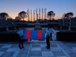 MCpl Anderson and MCpl Ferguson at the Casino War Cemetery, 30 Nov 2019