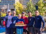 Q-Tips from RP Ops Gp comprised of Maj Jessie Knocklby, Maj P.A. Chéné, LCol Sarah House, Maj Pierre Muscat-Drago, and Col Martin Gros-Jean. They finished in a time of 25m30s.