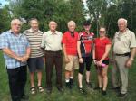 Military Engineers Past, Present, and Future: Tom Macdonald, Bob Lewis, Jim Murphy, John Leggat, Claire Bramma, Andreanne Tremblay, and Max Christie.