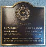 Commemorative Plaque at CFSME Gagetown