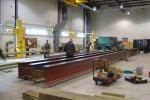 Steel Bridge Fabrication Work on the Pedestrian Bridge Superstructure at Debney Armoury, Edmonton
