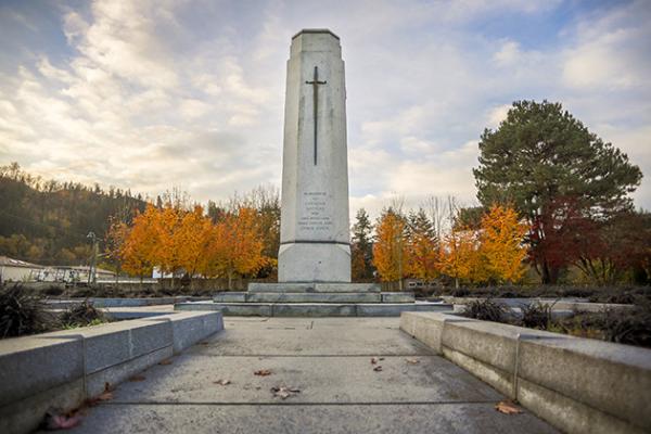 All Sappers Memorial at Vedder Crossing.— Image Credit: Greg Laychak - Chilliwack Times