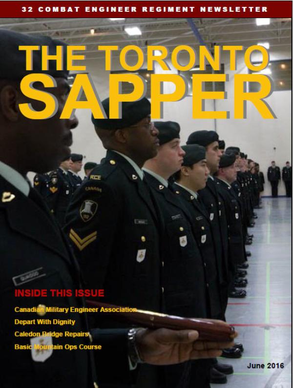 Cover - The Toronto Sapper 
