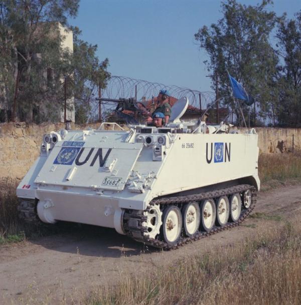 Canadian M113 in Cyprus